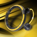 HHM21 HULA HOP BLACK/YELLOW Z MAGNESAMI, WYPUSTKAMI TPE I OBCIĄŻNIKIEM + LICZNIK HMS HMS