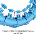 ZESTAW HULA HOP HHW01 BLUE Z WYPUSTKAMI I OBCIĄŻNIKIEM HMS + PAS BR163 RED HMS