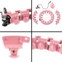 ZESTAW HULA HOP HHW01 PINK Z WYPUSTKAMI I OBCIĄŻNIKIEM HMS + PAS BR163 RED HMS