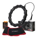 ZESTAW HULA HOP HHW02 BLACK Z WYPUSTKAMI I OBCIĄŻNIKIEM HMS + PAS BR163 RED HMS