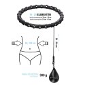 ZESTAW HULA HOP HHW02 BLACK Z WYPUSTKAMI I OBCIĄŻNIKIEM HMS + PAS BR163 RED HMS