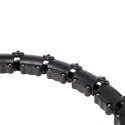 ZESTAW HULA HOP HHW02 BLACK Z WYPUSTKAMI I OBCIĄŻNIKIEM HMS + PAS BR163 RED HMS
