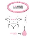 ZESTAW HULA HOP HHW02 LIGHT PINK Z WYPUSTKAMI I OBCIĄŻNIKIEM HMS + PAS BR163 RED HMS