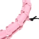 ZESTAW HULA HOP HHW02 LIGHT PINK Z WYPUSTKAMI I OBCIĄŻNIKIEM HMS + PAS BR163 RED HMS