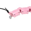 ZESTAW HULA HOP HHW02 LIGHT PINK Z WYPUSTKAMI I OBCIĄŻNIKIEM HMS + PAS BR163 RED HMS