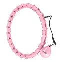 ZESTAW HULA HOP HHW02 LIGHT PINK Z WYPUSTKAMI I OBCIĄŻNIKIEM HMS + PAS BR163 RED HMS