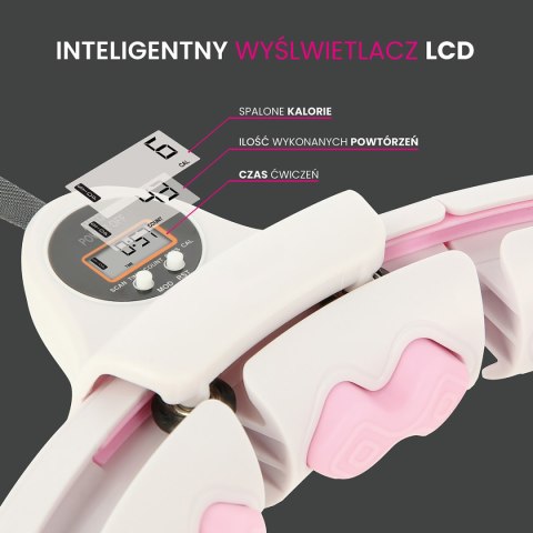 ZESTAW HULA HOP HHW06 PINK Z PIŁKĄ GRAWITACYJNĄ I LICZNIKIEM HMS + PAS BR163 BLACK HMS ZESTAW HULA HOP HHW06 PINK Z PIŁKĄ GRAWITACYJNĄ I LICZNIKIEM HMS + PAS BR163 BLACK HMS