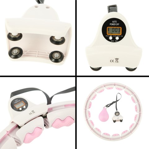 ZESTAW HULA HOP HHW06 PINK Z PIŁKĄ GRAWITACYJNĄ I LICZNIKIEM HMS + PAS BR163 BLACK HMS ZESTAW HULA HOP HHW06 PINK Z PIŁKĄ GRAWITACYJNĄ I LICZNIKIEM HMS + PAS BR163 BLACK HMS