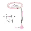 ZESTAW HULA HOP HHW06 PINK Z PIŁKĄ GRAWITACYJNĄ I LICZNIKIEM HMS + PAS BR163 BLACK HMS