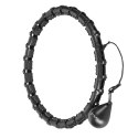 ZESTAW HULA HOP HHW11 BLACK Z WYPUSTKAMI I OBCIĄŻNIKIEM + PAS BR163 BLACK PLUS SIZE HMS HMS