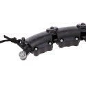 ZESTAW HULA HOP HHW11 BLACK Z WYPUSTKAMI I OBCIĄŻNIKIEM + PAS BR163 BLACK PLUS SIZE HMS HMS