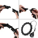 ZESTAW HULA HOP HHW11 BLACK Z WYPUSTKAMI I OBCIĄŻNIKIEM + PAS BR163 BLACK PLUS SIZE HMS HMS