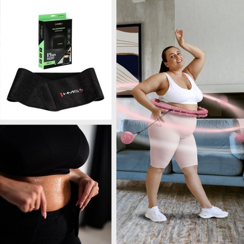 ZESTAW HULA HOP HHW11 LIGHT PINK Z WYPUSTKAMI I OBCIĄŻNIKIEM + PAS BR163 BLACK PLUS SIZE HMS HMS ZESTAW HULA HOP HHW11 LIGHT PINK Z WYPUSTKAMI I OBCIĄŻNIKIEM + PAS BR163 BLACK PLUS SIZE HMS HMS