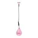 ZESTAW HULA HOP HHW11 LIGHT PINK Z WYPUSTKAMI I OBCIĄŻNIKIEM + PAS BR163 BLACK PLUS SIZE HMS HMS