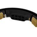 ZESTAW HULA HOP MAGNETYCZNY BLACK/GOLD HHM13 Z LICZNIKIEM HMS + PAS WYSZCZUPLAJĄCY BR163 BLACK HMS