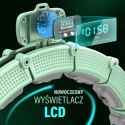 ZESTAW HULA HOP MAGNETYCZNY GREEN HHM14 Z LICZNIKIEM HMS + PAS WYSZCZUPLAJĄCY BR163 BLACK HMS