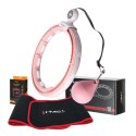 ZESTAW HULA HOP MAGNETYCZNY PINK HHM15 Z LICZNIKIEM HMS + PAS WYSZCZUPLAJĄCY BR163 RED HMS