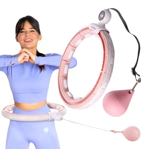 ZESTAW HULA HOP MAGNETYCZNY PINK HHM15 Z LICZNIKIEM HMS + PAS WYSZCZUPLAJĄCY BR163 RED HMS ZESTAW HULA HOP MAGNETYCZNY PINK HHM15 Z LICZNIKIEM HMS + PAS WYSZCZUPLAJĄCY BR163 RED HMS
