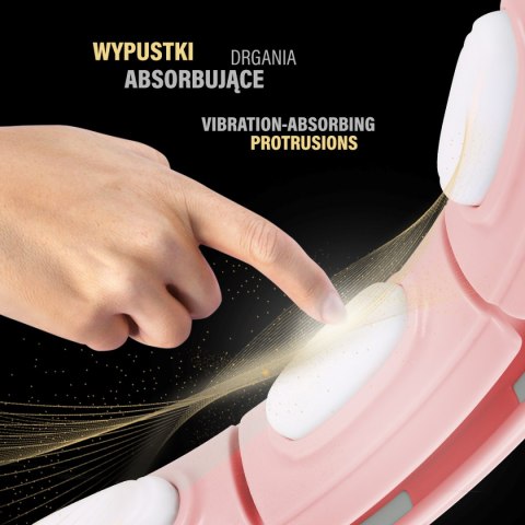 ZESTAW HULA HOP MAGNETYCZNY PINK HHM15 Z LICZNIKIEM HMS + PAS WYSZCZUPLAJĄCY BR163 RED HMS ZESTAW HULA HOP MAGNETYCZNY PINK HHM15 Z LICZNIKIEM HMS + PAS WYSZCZUPLAJĄCY BR163 RED HMS