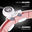 ZESTAW HULA HOP MAGNETYCZNY PINK HHM15 Z LICZNIKIEM HMS + PAS WYSZCZUPLAJĄCY BR163 RED HMS