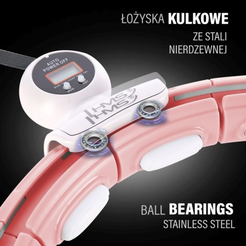 ZESTAW HULA HOP MAGNETYCZNY PINK HHM15 Z LICZNIKIEM HMS + PAS WYSZCZUPLAJĄCY BR163 RED HMS ZESTAW HULA HOP MAGNETYCZNY PINK HHM15 Z LICZNIKIEM HMS + PAS WYSZCZUPLAJĄCY BR163 RED HMS