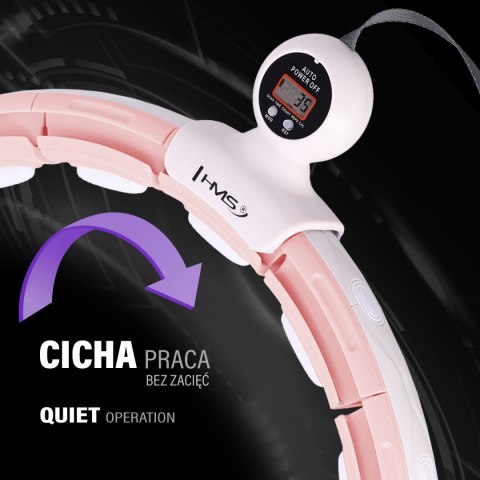 ZESTAW HULA HOP MAGNETYCZNY PINK HHM15 Z LICZNIKIEM HMS + PAS WYSZCZUPLAJĄCY BR163 RED HMS ZESTAW HULA HOP MAGNETYCZNY PINK HHM15 Z LICZNIKIEM HMS + PAS WYSZCZUPLAJĄCY BR163 RED HMS