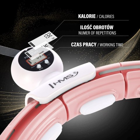 ZESTAW HULA HOP MAGNETYCZNY PINK HHM15 Z LICZNIKIEM HMS + PAS WYSZCZUPLAJĄCY BR163 RED HMS ZESTAW HULA HOP MAGNETYCZNY PINK HHM15 Z LICZNIKIEM HMS + PAS WYSZCZUPLAJĄCY BR163 RED HMS
