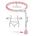 ZESTAW HULA HOP MAGNETYCZNY PINK HHM15 Z LICZNIKIEM HMS + PAS WYSZCZUPLAJĄCY BR163 RED HMS