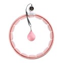 ZESTAW HULA HOP MAGNETYCZNY PINK HHM15 Z LICZNIKIEM HMS + PAS WYSZCZUPLAJĄCY BR163 RED HMS