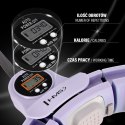 ZESTAW HULA HOP MAGNETYCZNY VIOLET HHM13 Z LICZNIKIEM HMS + PAS WYSZCZUPLAJĄCY BR163 RED HMS