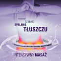 ZESTAW HULA HOP MAGNETYCZNY VIOLET HHM14 Z LICZNIKIEM HMS + PAS WYSZCZUPLAJĄCY BR163 BLACK HMS