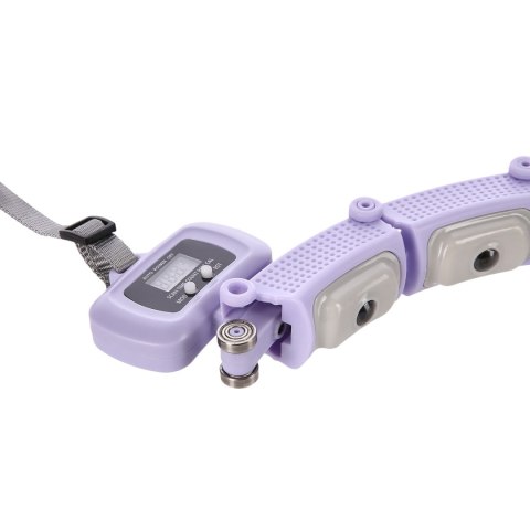 ZESTAW HULA HOP MAGNETYCZNY VIOLET HHM14 Z LICZNIKIEM HMS + PAS WYSZCZUPLAJĄCY BR163 BLACK HMS ZESTAW HULA HOP MAGNETYCZNY VIOLET HHM14 Z LICZNIKIEM HMS + PAS WYSZCZUPLAJĄCY BR163 BLACK HMS