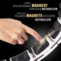 ZESTAW HULA HOP MAGNETYCZNY WHITE HHM16 Z LICZNIKIEM HMS + PAS WYSZCZUPLAJĄCY BR163 BLACK HMS