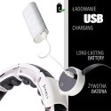 ZESTAW HULA HOP MAGNETYCZNY WHITE HHM16 Z LICZNIKIEM HMS + PAS WYSZCZUPLAJĄCY BR163 BLACK HMS
