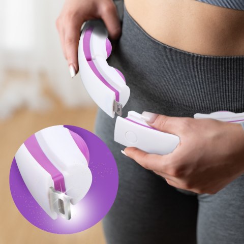 ZESTAW HULA HOP MAGNETYCZNY WHITE/VIOLET HHM17 Z LICZNIKIEM HMS + PAS WYSZCZUPLAJĄCY BR163 BLACK HMS ZESTAW HULA HOP MAGNETYCZNY WHITE/VIOLET HHM17 Z LICZNIKIEM HMS + PAS WYSZCZUPLAJĄCY BR163 BLACK HMS