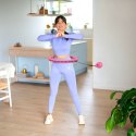 ZESTAW HULA HOP OHA02 PINK Z WYPUSTKAMI I OBCIĄŻNIKIEM ONE FITNESS + PAS BR160 ONE FITNESS