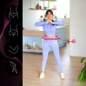 ZESTAW HULA HOP OHA02 PINK Z WYPUSTKAMI I OBCIĄŻNIKIEM ONE FITNESS + PAS BR160 ONE FITNESS