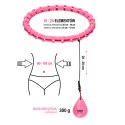 ZESTAW HULA HOP OHA02 PINK Z WYPUSTKAMI I OBCIĄŻNIKIEM ONE FITNESS + PAS BR160 ONE FITNESS