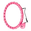ZESTAW HULA HOP OHA02 PINK Z WYPUSTKAMI I OBCIĄŻNIKIEM ONE FITNESS + PAS BR160 ONE FITNESS