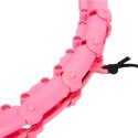 ZESTAW HULA HOP OHA02 PINK Z WYPUSTKAMI I OBCIĄŻNIKIEM ONE FITNESS + PAS BR160 ONE FITNESS