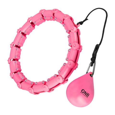 ZESTAW HULA HOP OHA02 PINK Z WYPUSTKAMI I OBCIĄŻNIKIEM ONE FITNESS + PAS BR160 ONE FITNESS ZESTAW HULA HOP OHA02 PINK Z WYPUSTKAMI I OBCIĄŻNIKIEM ONE FITNESS + PAS BR160 ONE FITNESS