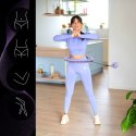 ZESTAW HULA HOP OHA02 VIOLET Z WYPUSTKAMI I OBCIĄŻNIKIEM ONE FITNESS + PAS BR160 ONE FITNESS