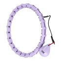 ZESTAW HULA HOP OHA02 VIOLET Z WYPUSTKAMI I OBCIĄŻNIKIEM ONE FITNESS + PAS BR160 ONE FITNESS
