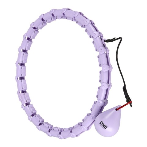 ZESTAW HULA HOP OHA02 VIOLET Z WYPUSTKAMI I OBCIĄŻNIKIEM ONE FITNESS + PAS BR160 ONE FITNESS ZESTAW HULA HOP OHA02 VIOLET Z WYPUSTKAMI I OBCIĄŻNIKIEM ONE FITNESS + PAS BR160 ONE FITNESS