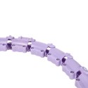 ZESTAW HULA HOP OHA02 VIOLET Z WYPUSTKAMI I OBCIĄŻNIKIEM ONE FITNESS + PAS BR160 ONE FITNESS