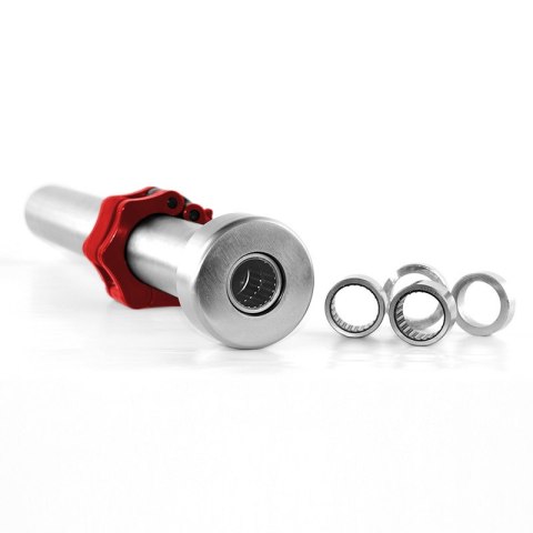 GO450 (+ ZG1000R) GRYF OLIMPIJSKI 18.5KG 2200MM HMS Z ZACISKAMI LOCK JAW RED HMS PREMIUM GO450 (+ ZG1000R) GRYF OLIMPIJSKI 18.5KG 2200MM HMS Z ZACISKAMI LOCK JAW RED HMS PREMIUM