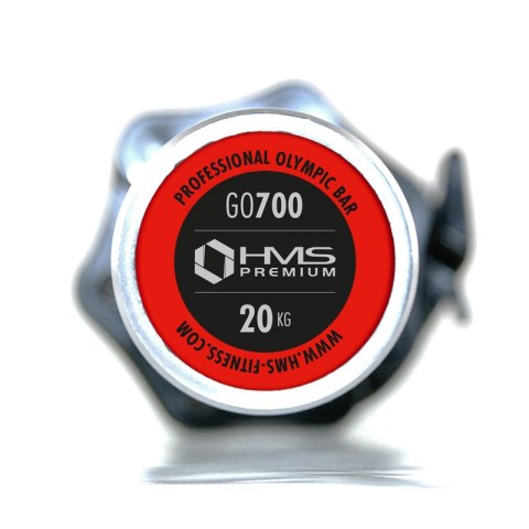 GO700 + ZACISK ZG1000 RED GRYF OLIMPIJSKI 20KG 2200MM HMS PREMIUM HMS PREMIUM GO700 + ZACISK ZG1000 RED GRYF OLIMPIJSKI 20KG 2200MM HMS PREMIUM HMS PREMIUM