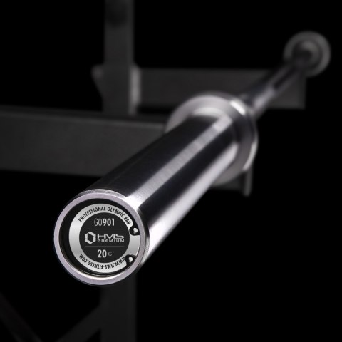 GO901 GRYF OLIMPIJSKI 20KG 2200MM HMS PREMIUM + ZG1500 SILVER ZACISKI LOCK JAW (2 szt) HMS PREMIUM GO901 GRYF OLIMPIJSKI 20KG 2200MM HMS PREMIUM + ZG1500 SILVER ZACISKI LOCK JAW (2 szt) HMS PREMIUM