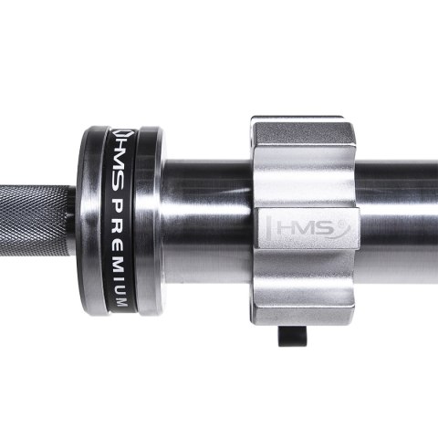 GO901 GRYF OLIMPIJSKI 20KG 2200MM HMS PREMIUM + ZG1500 SILVER ZACISKI LOCK JAW (2 szt) HMS PREMIUM GO901 GRYF OLIMPIJSKI 20KG 2200MM HMS PREMIUM + ZG1500 SILVER ZACISKI LOCK JAW (2 szt) HMS PREMIUM