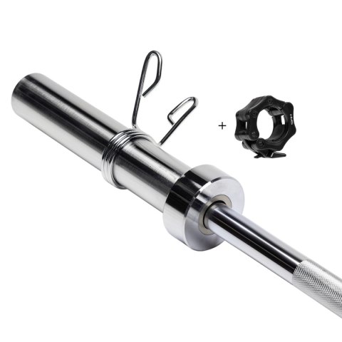 GOL200 + (ZG 1000B) GRYF OLIMPIJSKI ŁAMANY 13.5KG 1500MM HMS PREMIUM HMS PREMIUM GOL200 + (ZG 1000B) GRYF OLIMPIJSKI ŁAMANY 13.5KG 1500MM HMS PREMIUM HMS PREMIUM